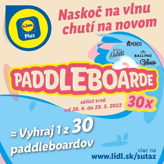 Súťažte o Paddleboard