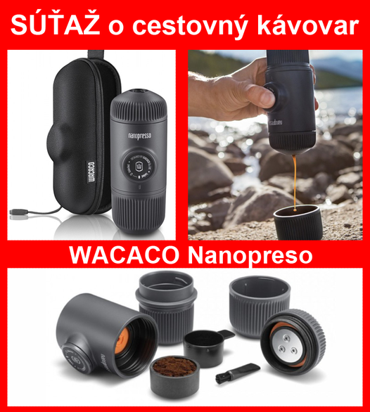 SÚŤAŽ o cestovný kávovar Wacaco Nanopresso
