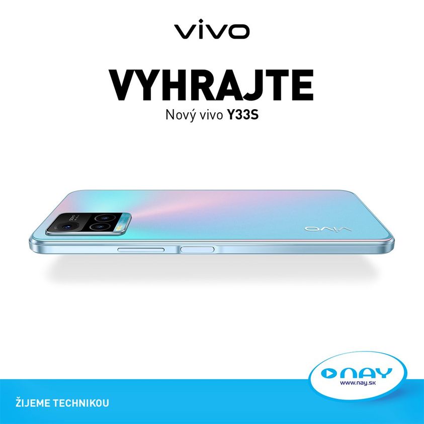 Súťažte o smartphone VIVO Y33s. 
