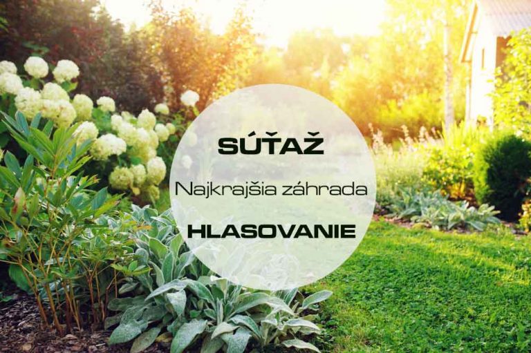 Hlasujte na zahrada.sk a vyhrajte skvelé ceny