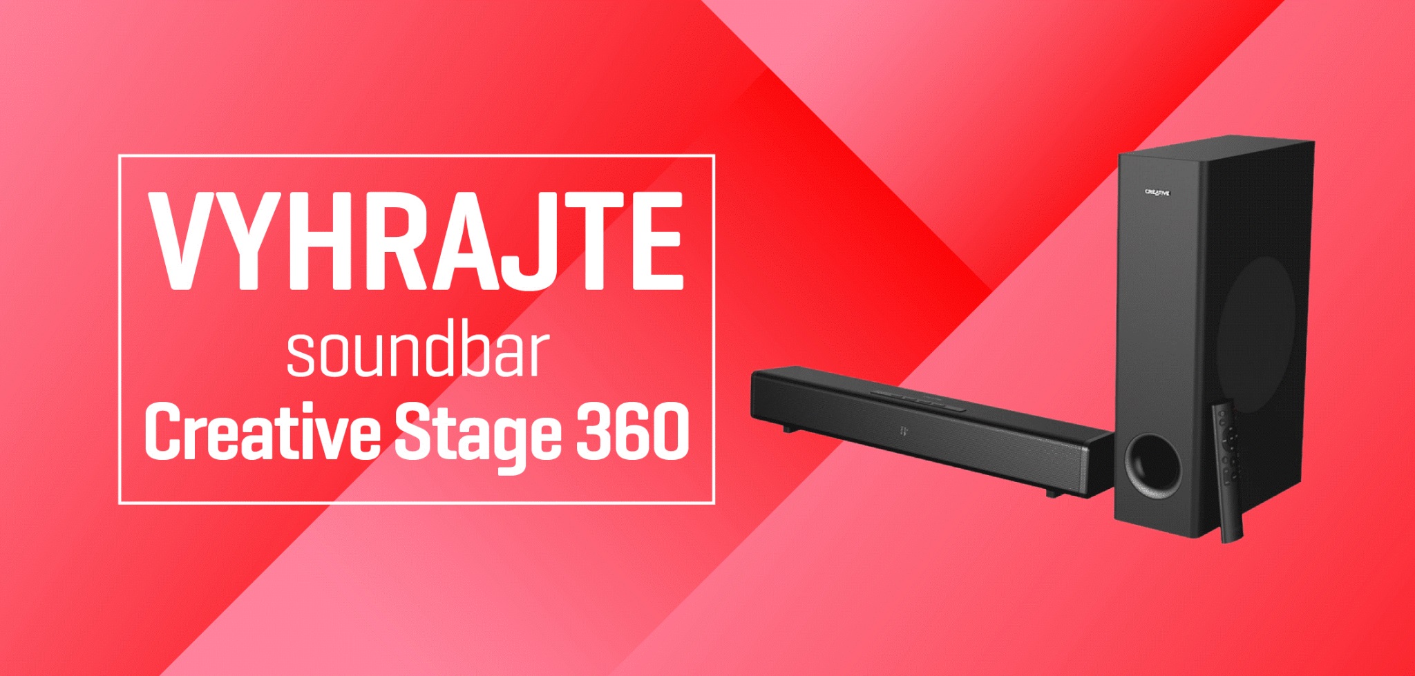 Súťaž o soundbar Creative Stage 360