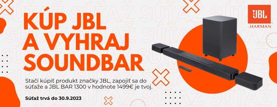 Získaj soundbar JBL BAR 1300