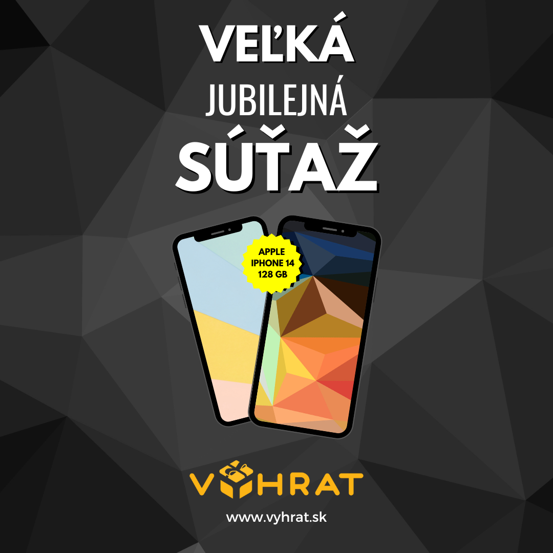 Vyhrajte iPhone v jubilejnej sutazi s VYHRAT.sk