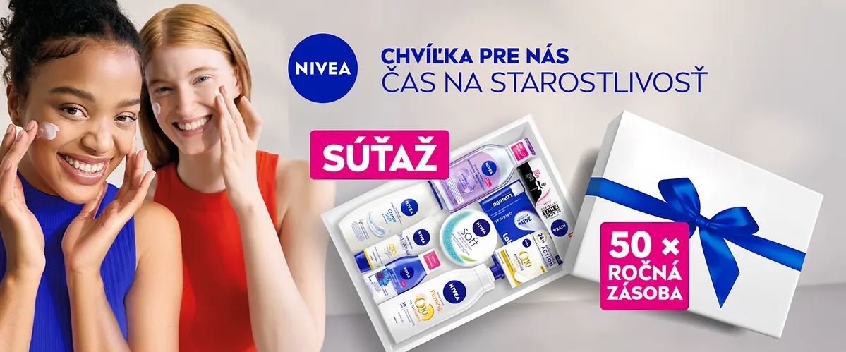 Súťaž o výrobky NIVEA v hodnote 350 EUR