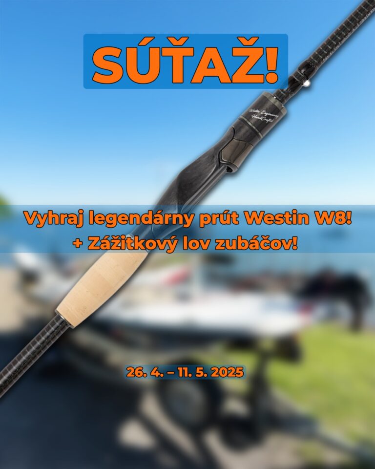 Vyhraj legendárny prút Westin W8 v hodnote 540 €