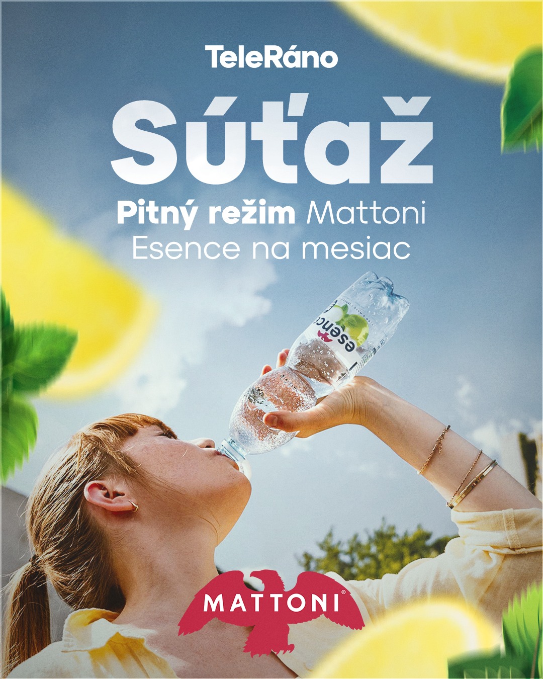 Súťaž o pitný režim Mattoni Esence na mesiac