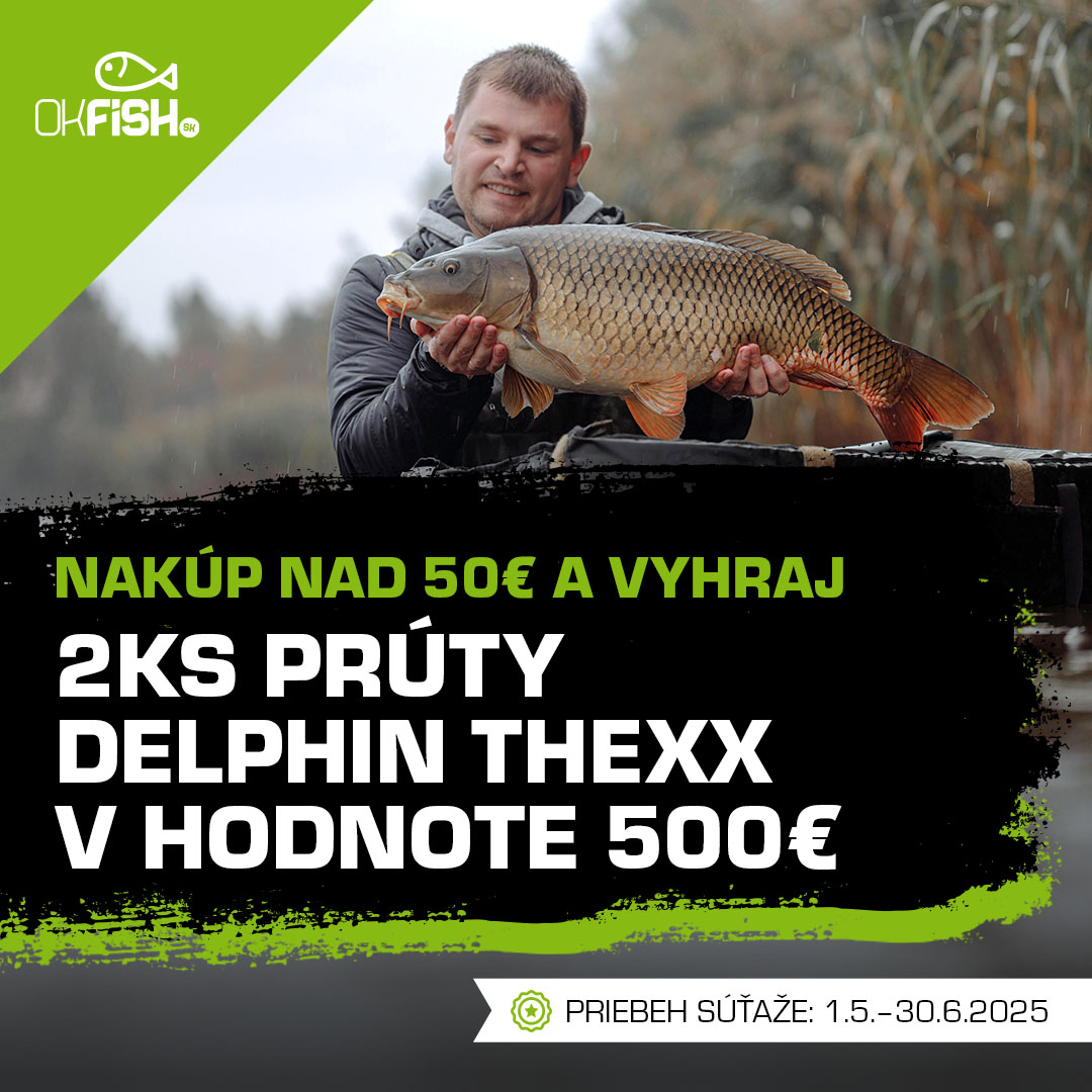 Súťaž o 2 ks prútov Delphin THE XX v hodnote 500 €