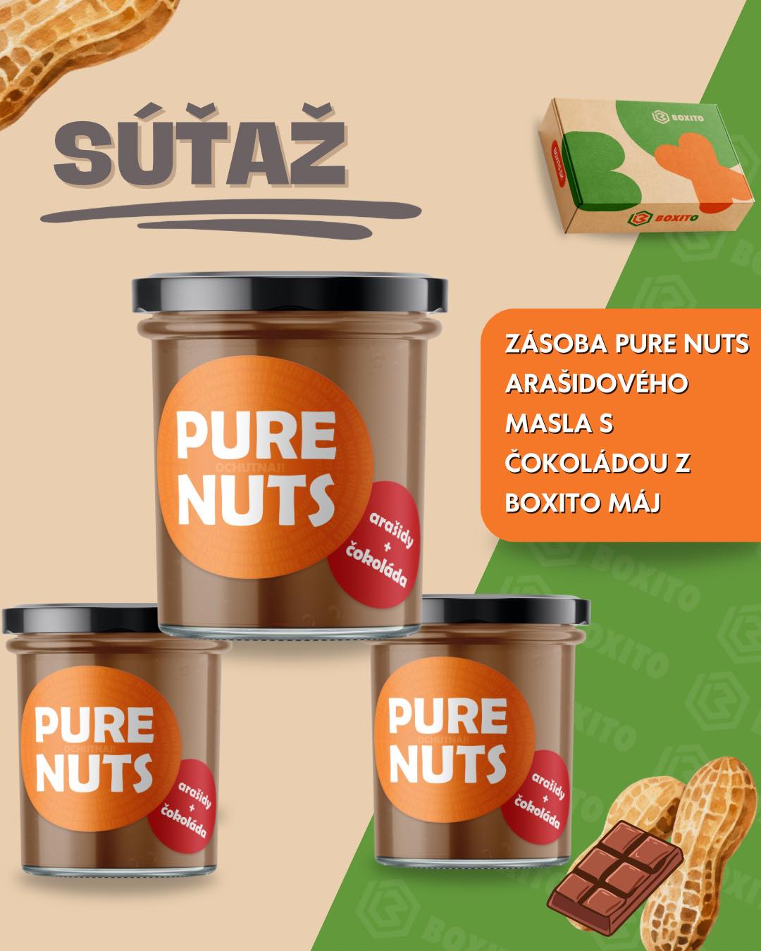 Vyhraj čoko-maslovú zásobu od Pure Nuts