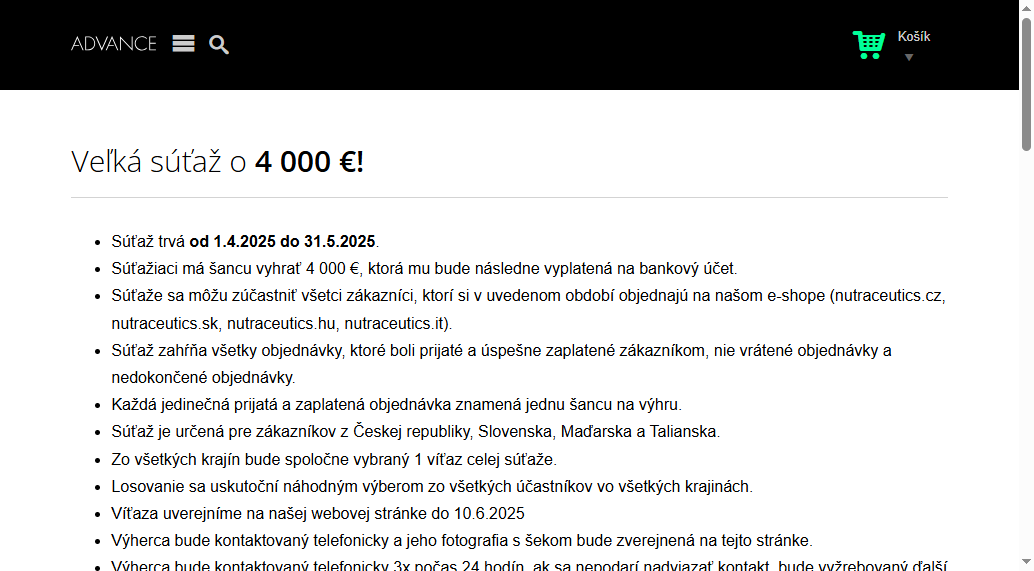 Veľká súťaž o 4 000 €!