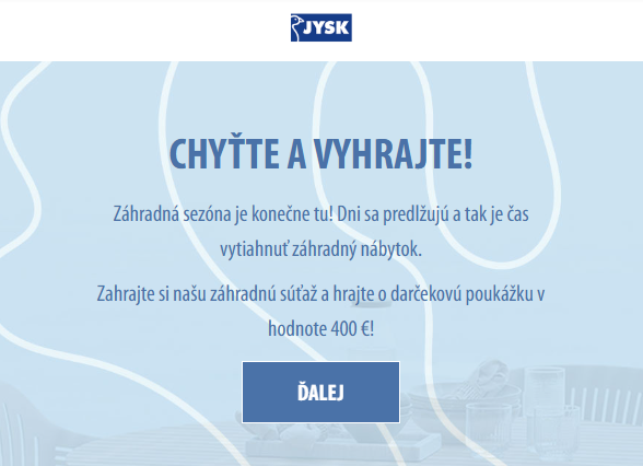 Vyhrajte darčekovú kartu v hodnote 400 €