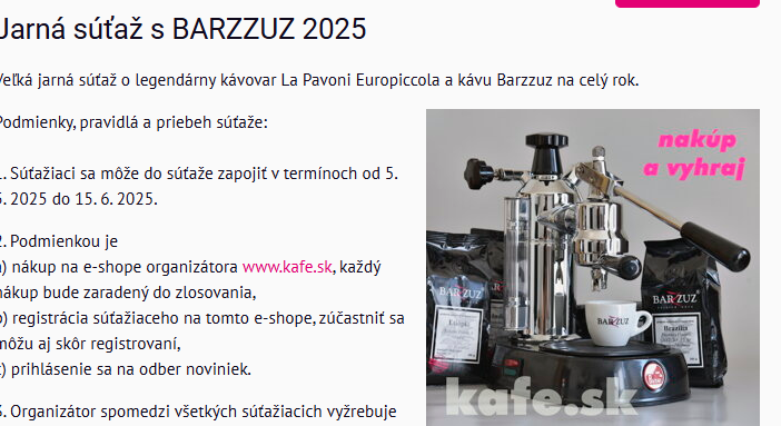 Jarná súťaž s BARZZUZ 2025