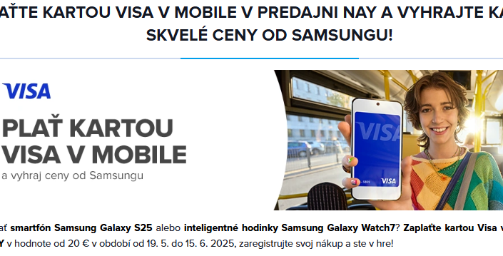 Vyhrajte každý deň skvelé ceny od Samsungu