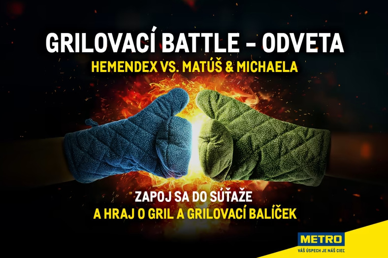 Vyhraj gril a grilovací balíček od METRO