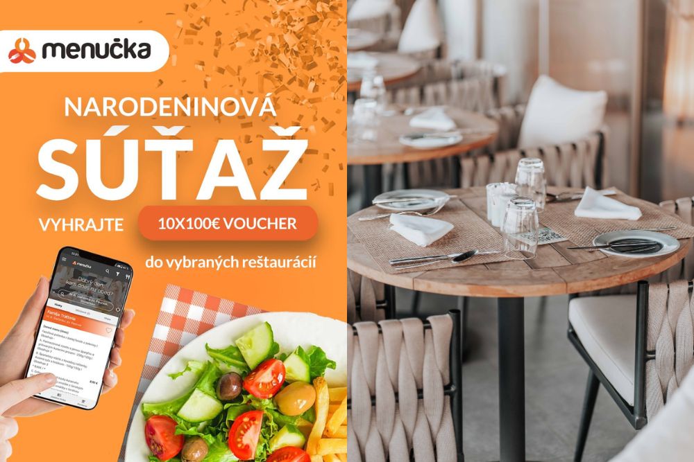 Súťaž o gastronomické vouchery v hodnote nad 1000 €