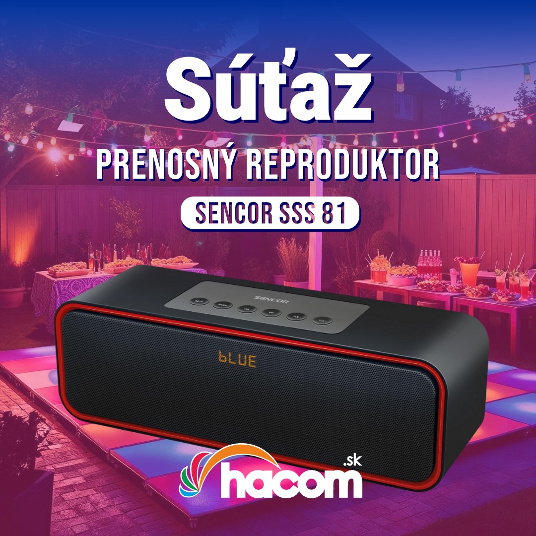 Súťaž o prenosný bluetooth reproduktor SENCOR SSS 81