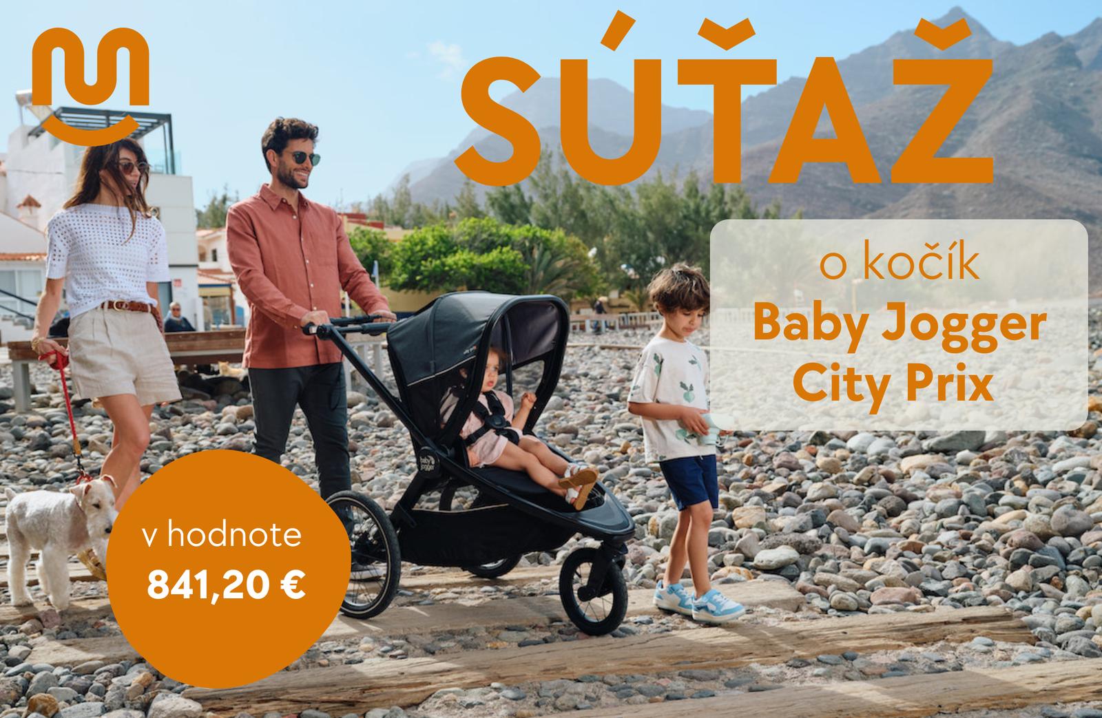 SÚŤAŽ na INSTAGRAME o kočík Baby Jogger City Prix