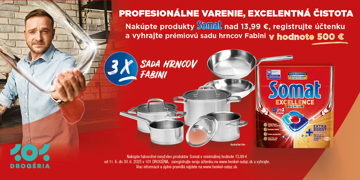 Súťažte so Somat &#8211; Získajte lesk a čistotu pre va