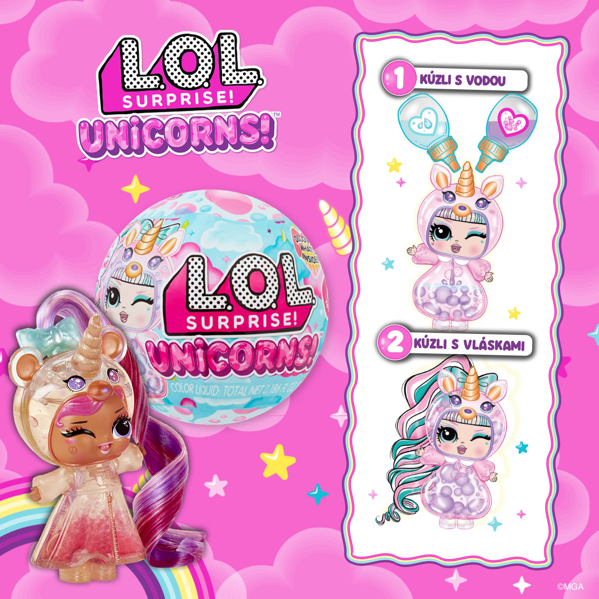 Súťaž o L.O.L. Surprise! Unicorns!