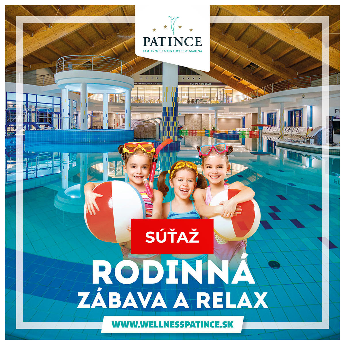 Vyhrajte pobyt pre celú rodinu vo Wellness Hotel Patinc