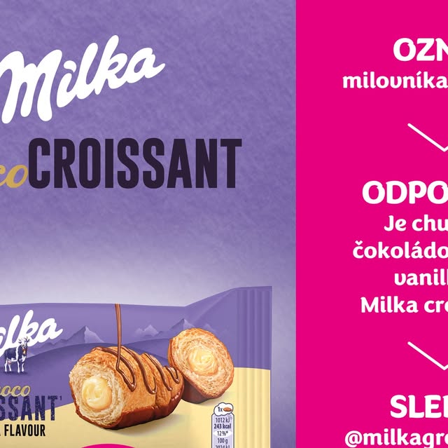 VYHRAJTE V MILKA CROISSANT SÚBOJI
