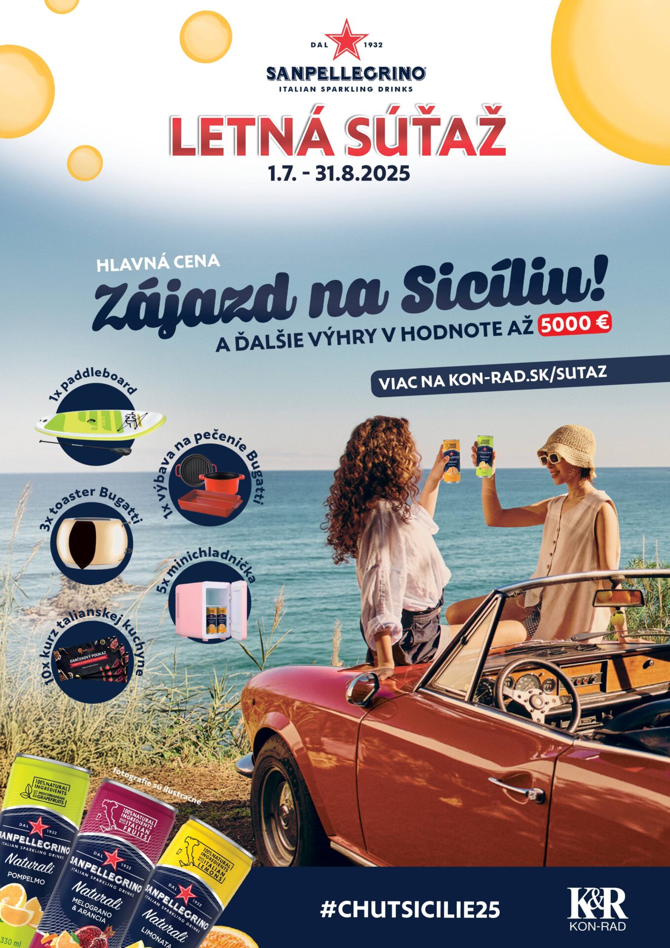 Vyhraj sicílsku dovolenku so Sanpellegrino!