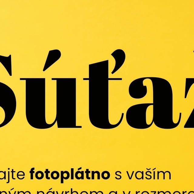 Súťaž fotoobraz (áno, bude aj zarámovaný) s vlastnou fo