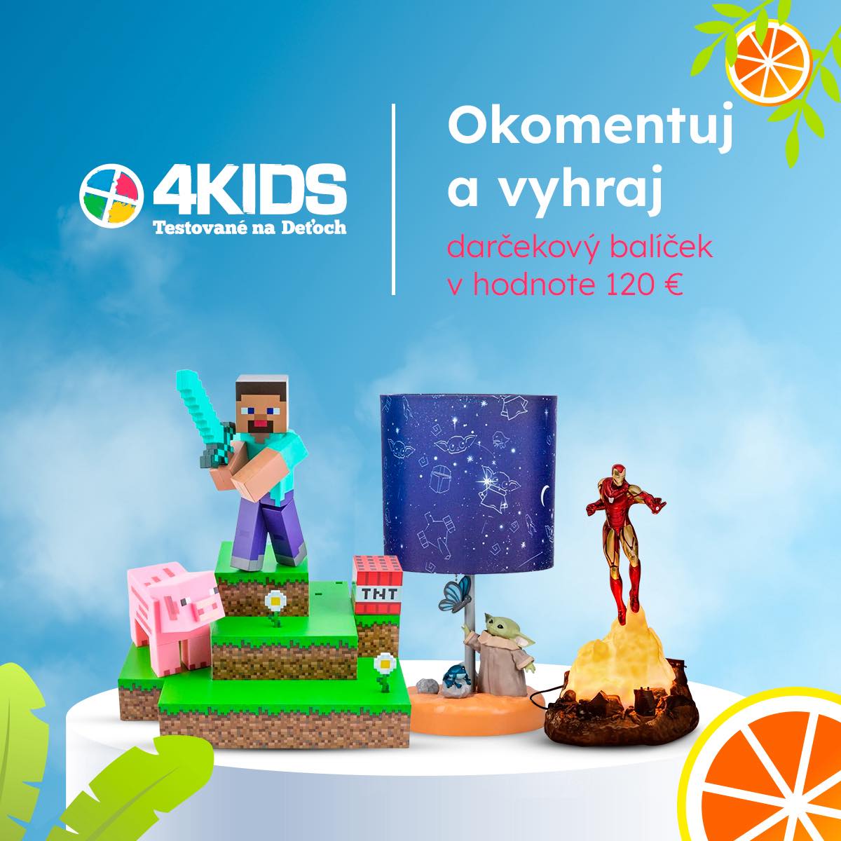 Súťaž o darčekový balíček v hodnote až 120 €