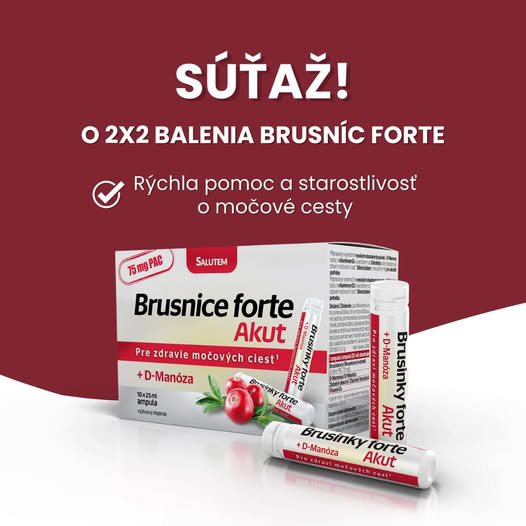 SÚŤAŽ o Brusnice Forte Aku