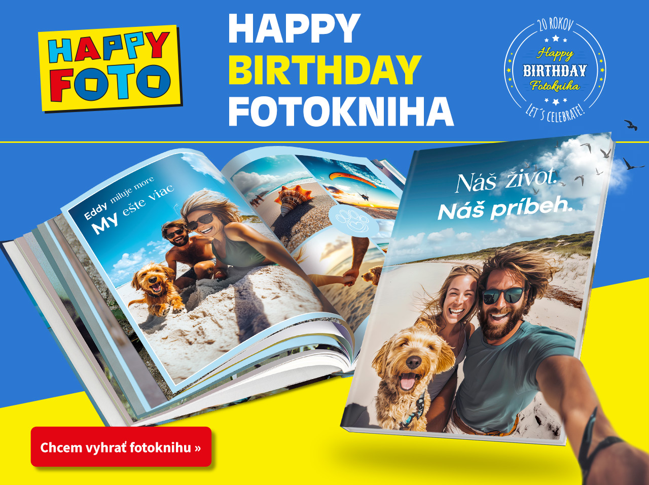 Súťaž s HappyFoto o 10 veľkých fotokníh
