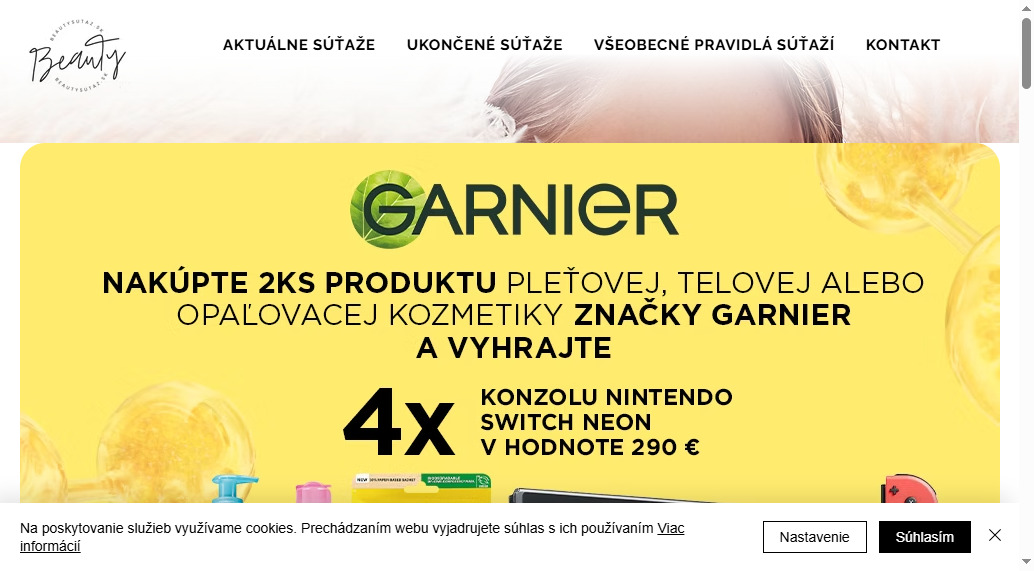 Súťaž o 1 z 4 NINTENTO SWITCH NEON v hodnote 290 EUR