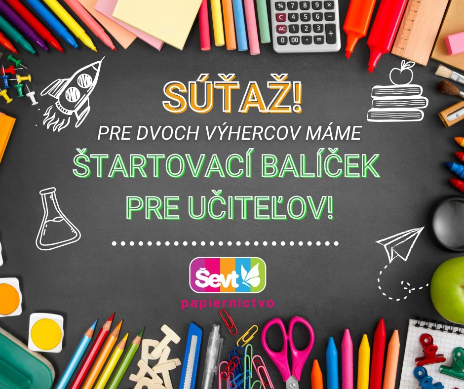 Súťaž o balíček od ŠEVT papiernictvo
