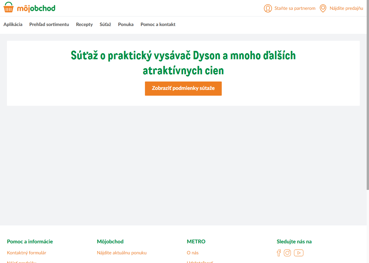 Súťaž o praktický vysávač Dyson a mnoho ďalších atraktí