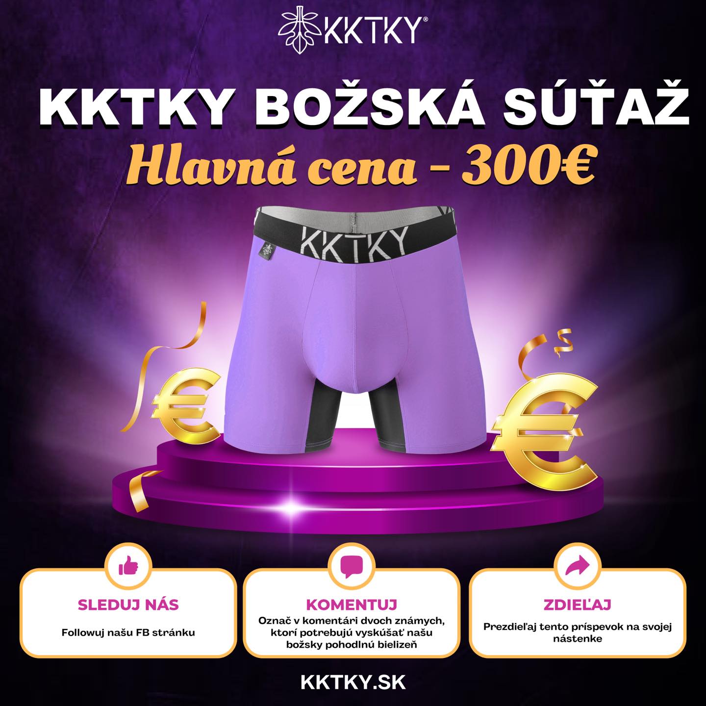 Súťaž o výhru 300€