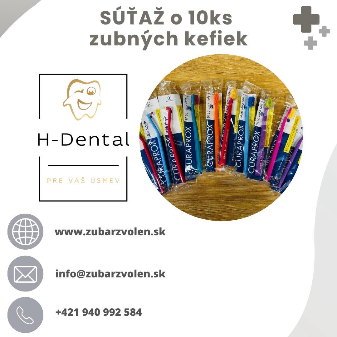 SÚŤAŽ o 10 zubných kefiek