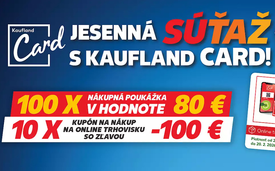 Jesenná súťaž s Kaufland Card