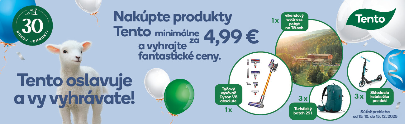 Tento oslavuje a vy vyhrávate