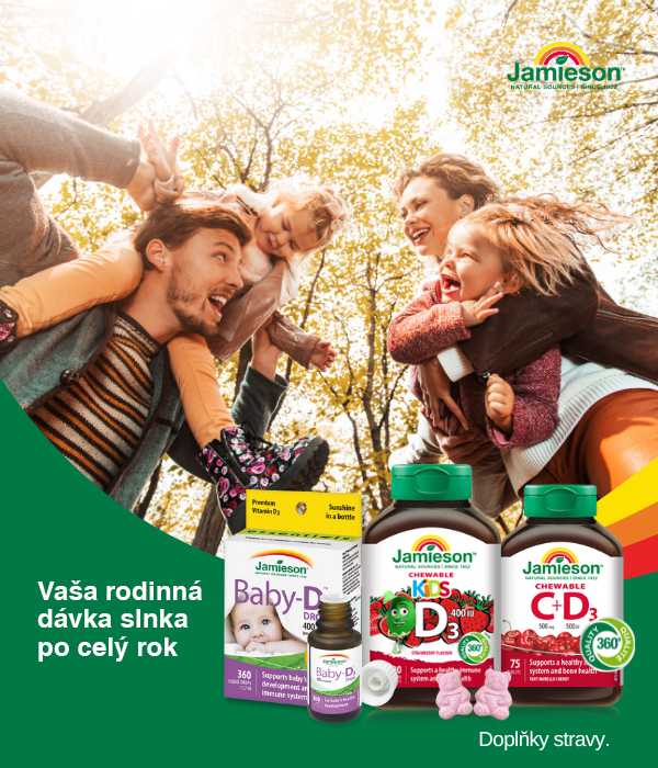 Hráte o 3 balíčky Jamieson vitamínov D