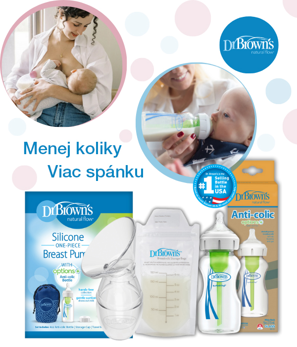 Súťaž o balíček produktov Dr. Brown’s v hodnote 45 EUR