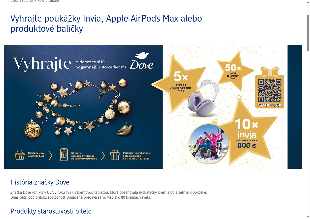 Vyhrajte poukážky Invia, Apple AirPods Max alebo produk