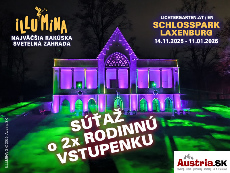 Súťaž o vstupenky ILLUMINA v zámockom parku Laxenburg