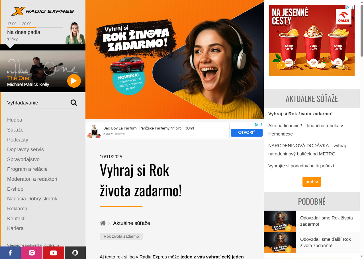 Mesiac života zadarmo v hodnote 1.600 EUR