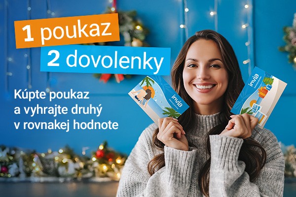 Darujte poukaz a vyhrajte jeho dvojnásobok