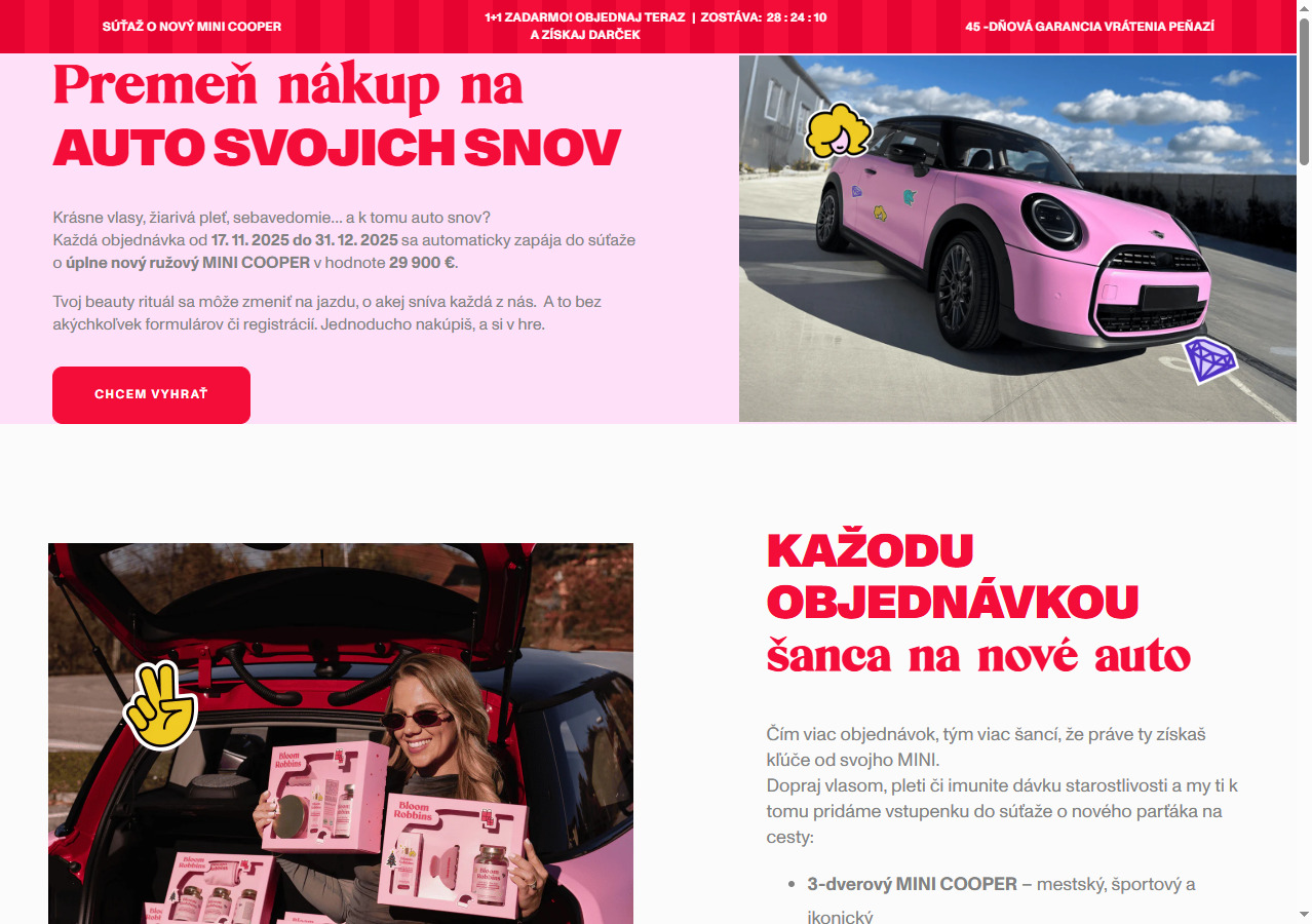 Súťaž o nový Mini Cooper