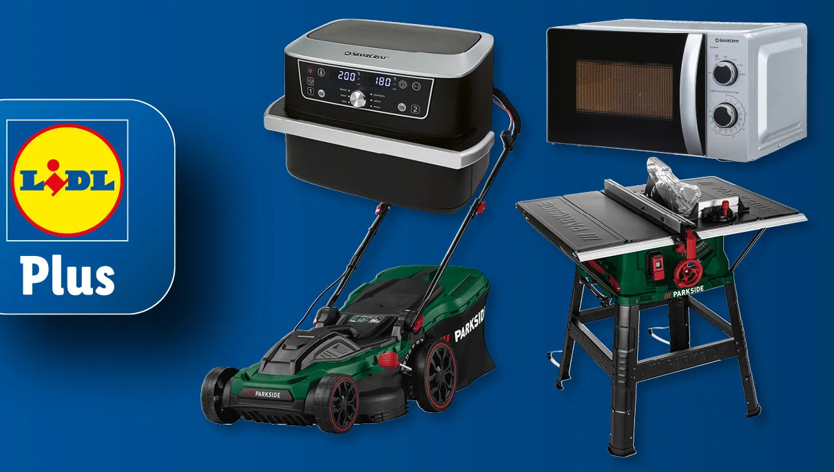 Vyhraj s Lidl Plus produkty Parkside ﻿alebo Silvercrest