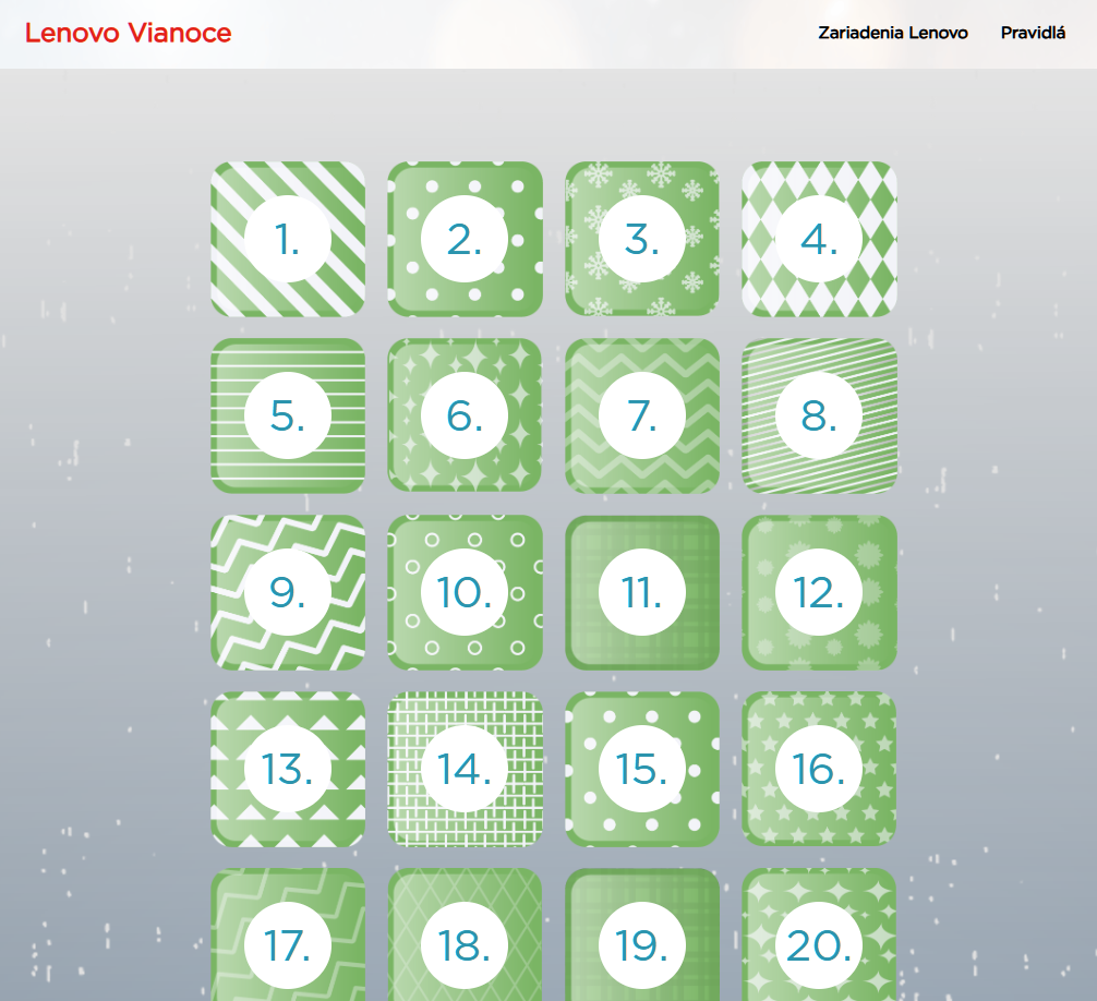 Lenovo Adventný kalendár 2025