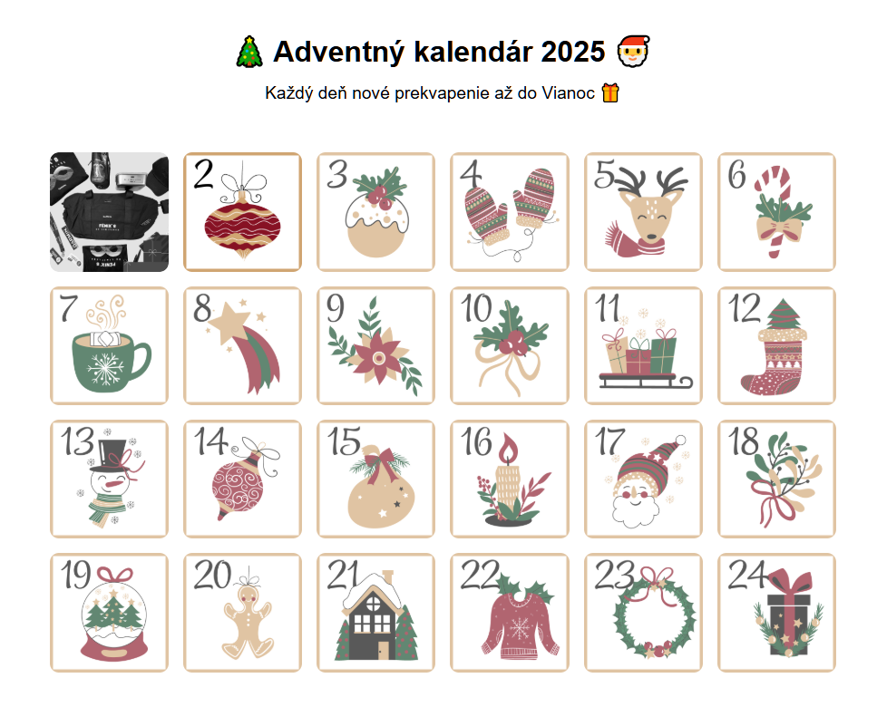Garmin adventný kalendár 2025