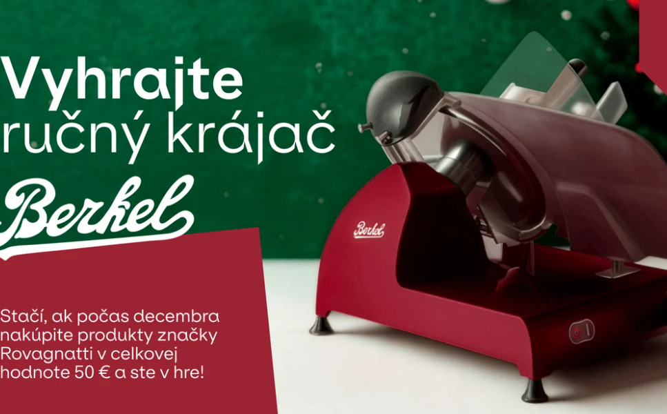 Vyhraj ikonický krájač Berkel Red Line 300