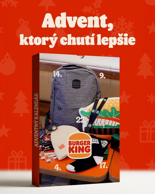 Adventná Burger King súťaž na IG