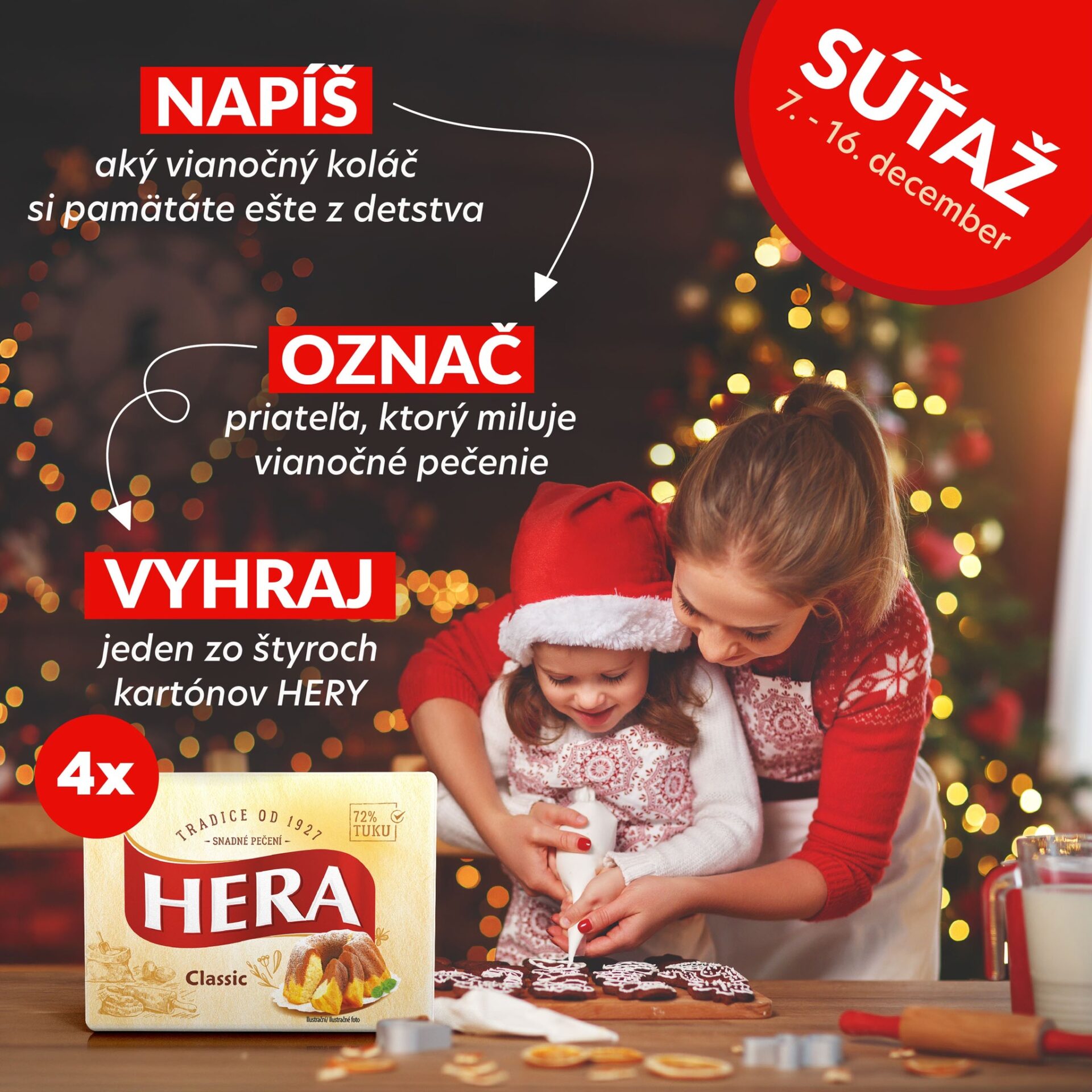 Súťaž kartón HERY na prípravu vašich vianočných dobrôt