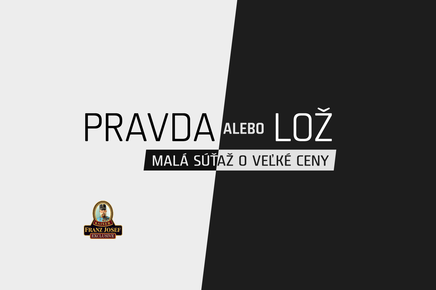 Pravda alebo lož &#8211; hraj o zásobu výrobkov Franz J